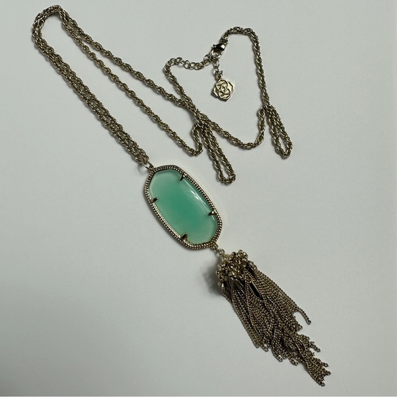 Kendra Scott Rayne Necklace Chalcedony - Picture 2 of 13
